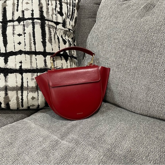NWT WANDLER hortensia crossbody handbag in brick - mini - Picture 3 of 16